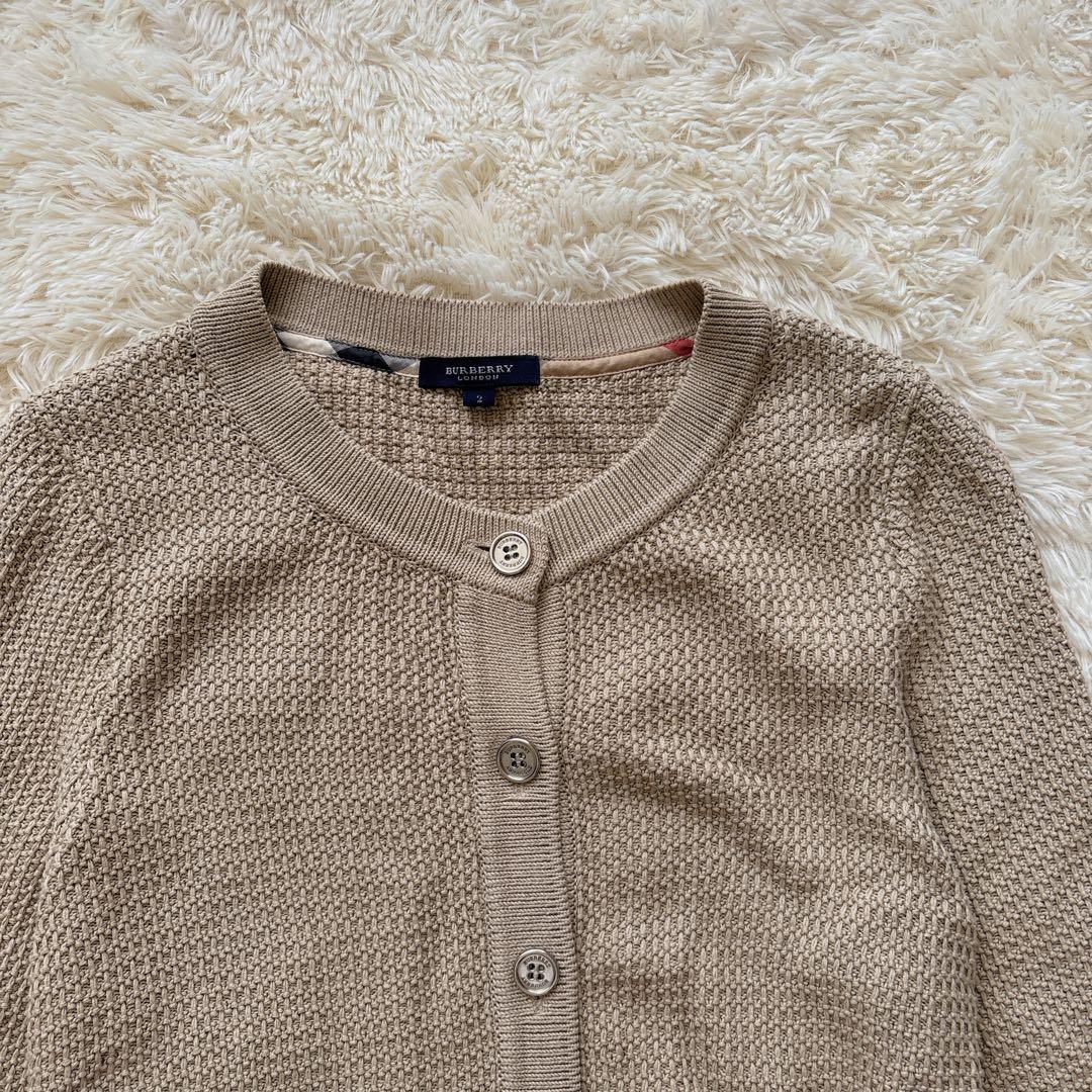 希少✨️BURBERRY LONDON バーバリー ロングニットカーディガン