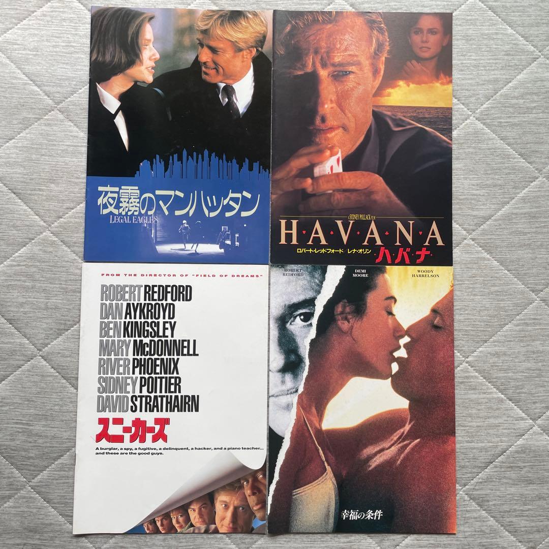 ロバート•レッドフォード　映画パンフレット&チラシ　31作品37点セット