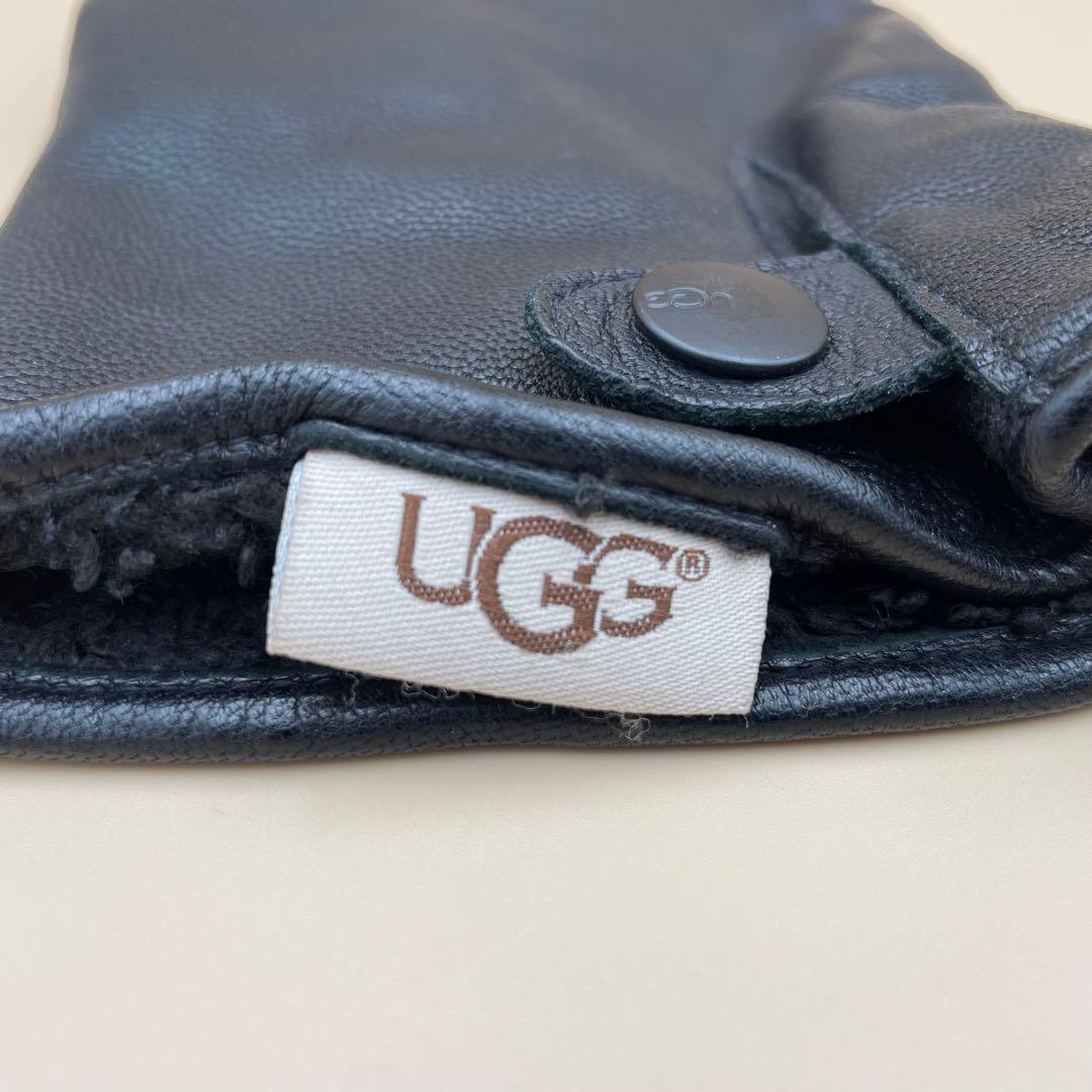 極美品✨️UGG 手袋 レザー 革 メンズ L