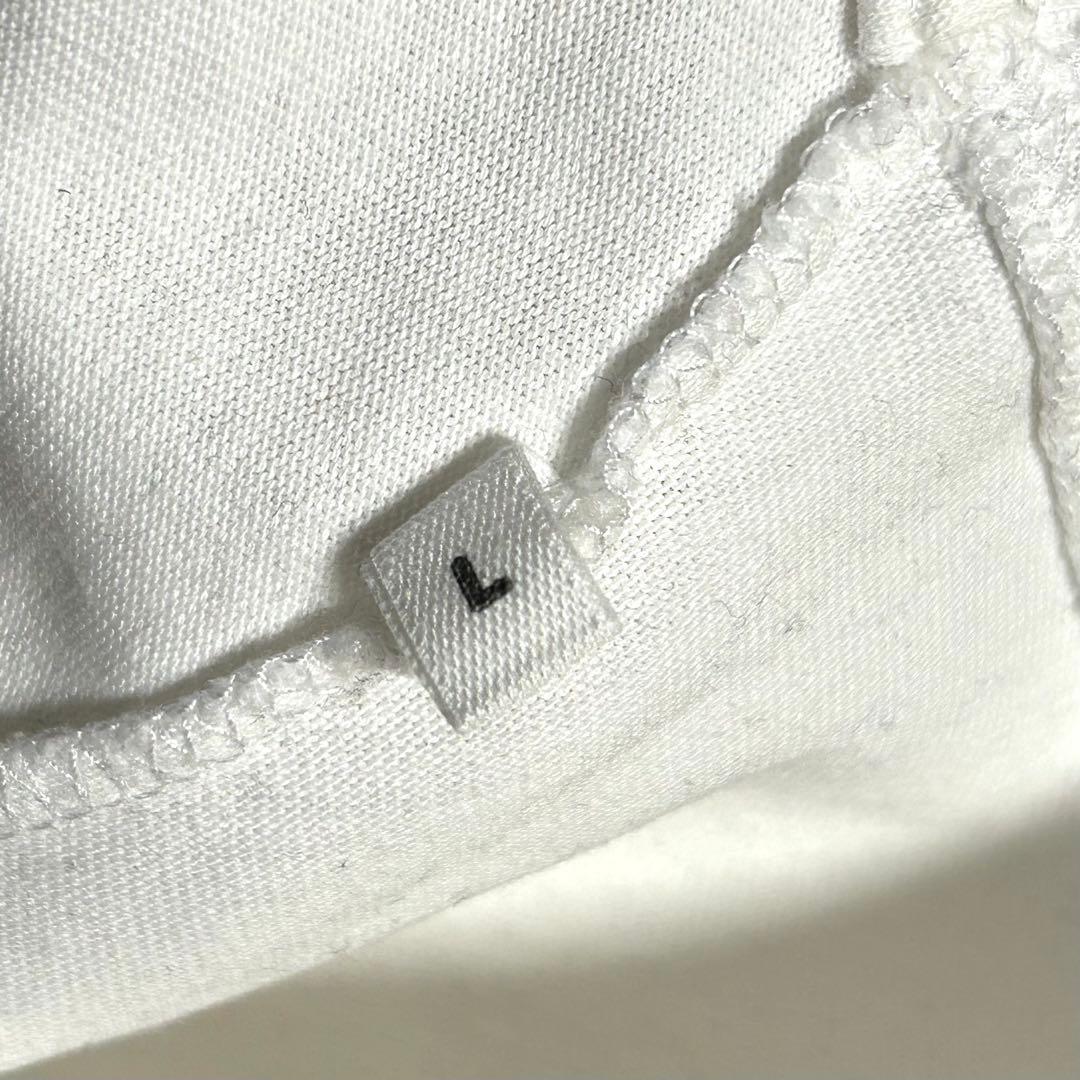 AMI PARIS アミパリス 刺繍ロゴ ロングスリーブ Tシャツ 白 ロンT