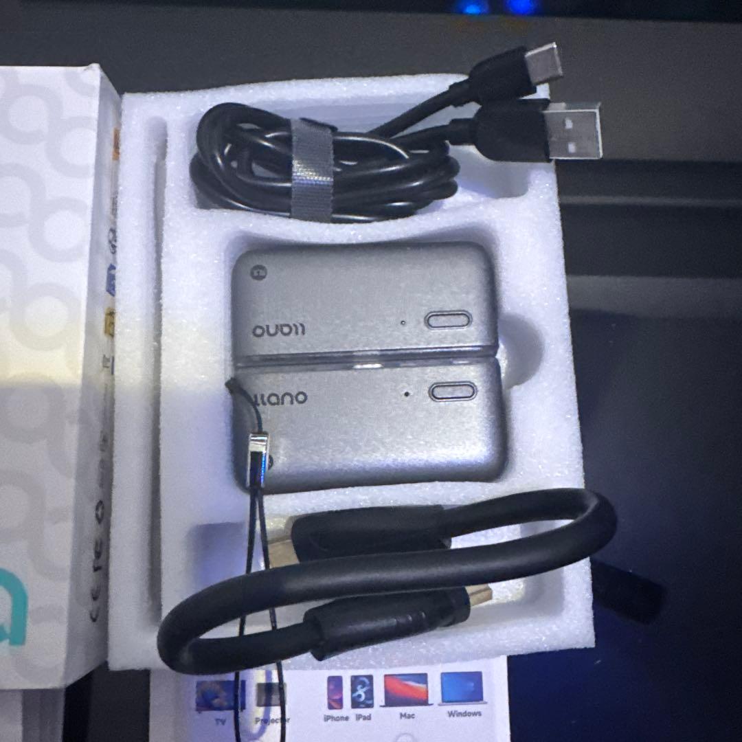 「2025年新登場 世界最小クラス」ワイヤレスhdmi 無線 送受信機セット