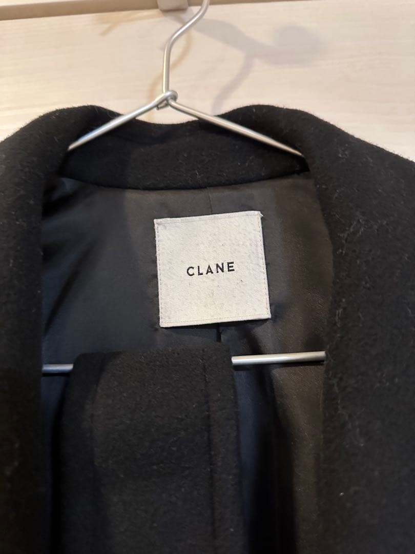 CLANE LADY MAXI GOWN COAT ブラック