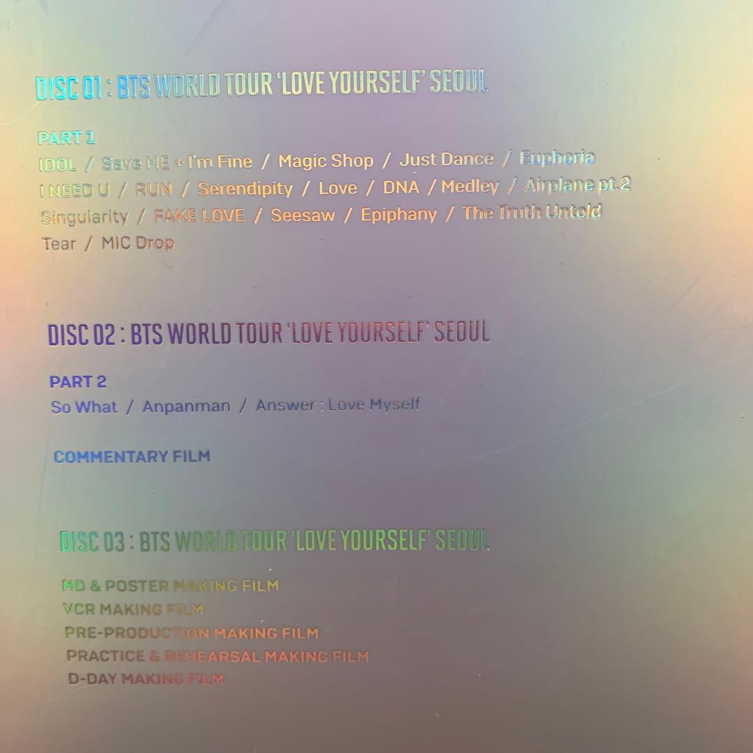 K-POP・アジア BTS LOVE YOURSELF Seoul Blu-ray