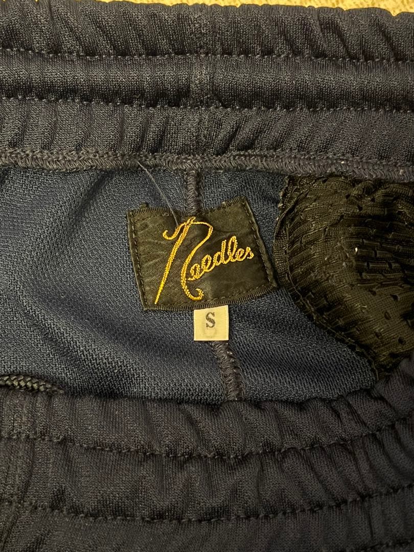 needles 16aw トラックパンツ　ストレート　紺　赤　ネイビー　レッド