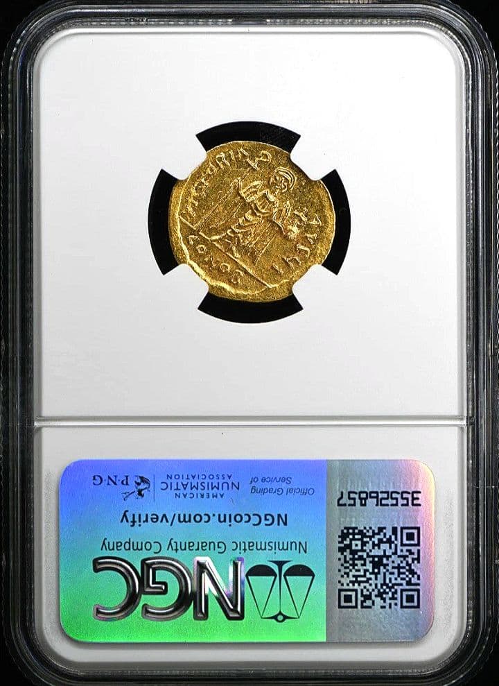 NGC ビザンチン帝国 ソリダス AD 602-610年　古代　　美術品