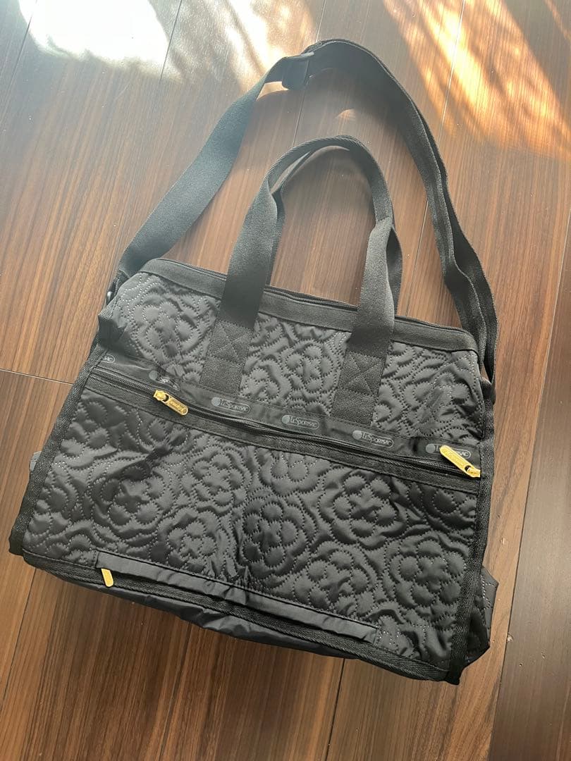 レスポ♡DELUXE MED WEEKENDER 美品　パフィーブロッサムズ