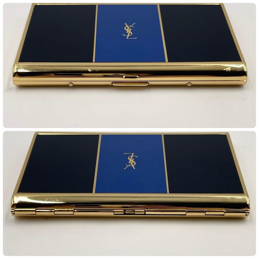 【希少・美品】イヴ サン ローラン YSL メタル カードケース 名刺入れ