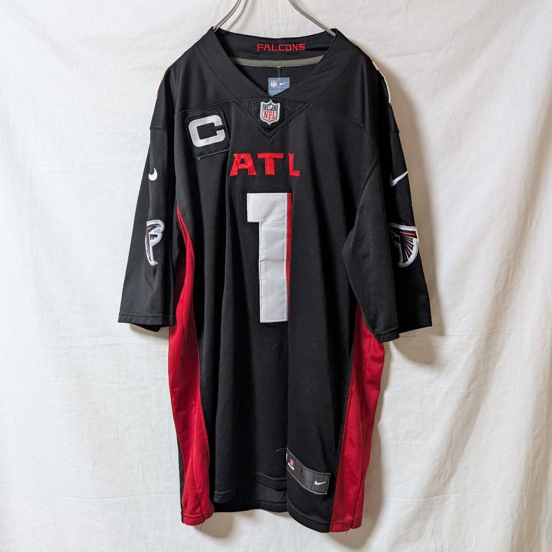 NFL NIKE ナイキ Falcons ファルコンズ ゲームシャツ e645
