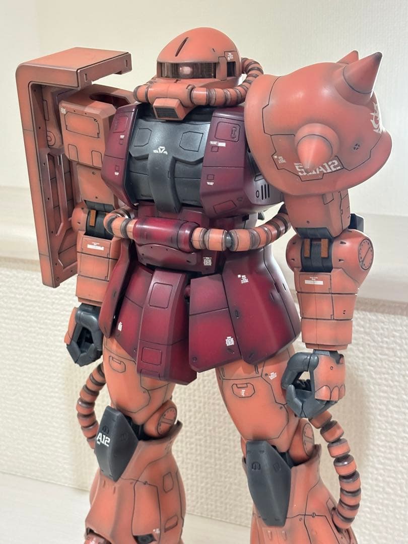 ①ジャンクプラモデル ガンプラ・メガサイズ RX-78ガンダム シャア専用ザク