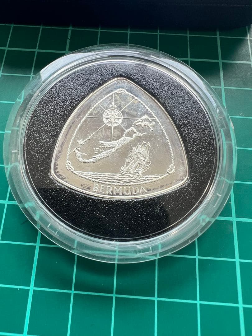外国銀貨　バミューダ3D銀貨　1996年