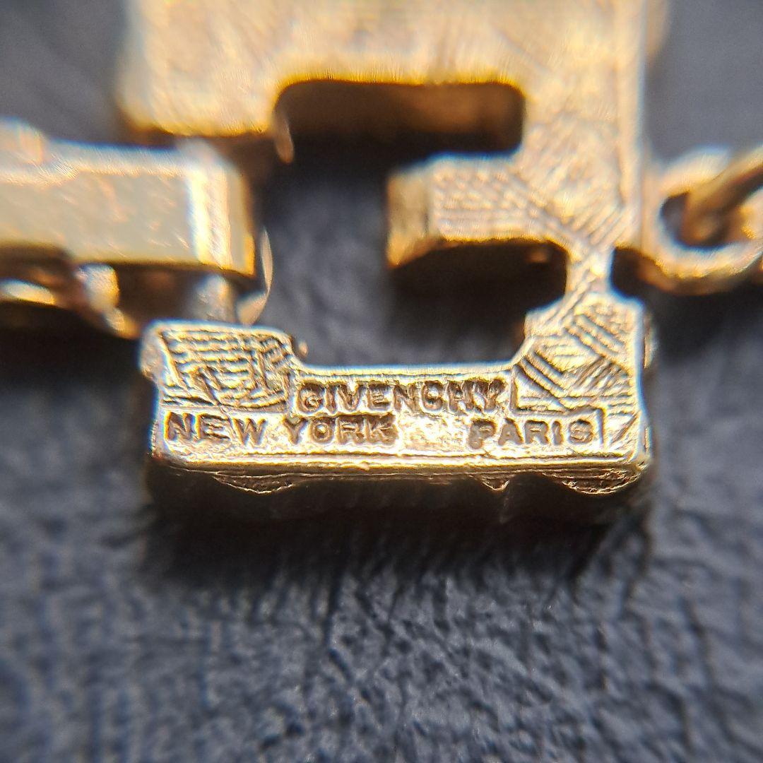 GIVENCHY ジバンシー ネックレス ロング ツイスト ゴールド希少デザイン