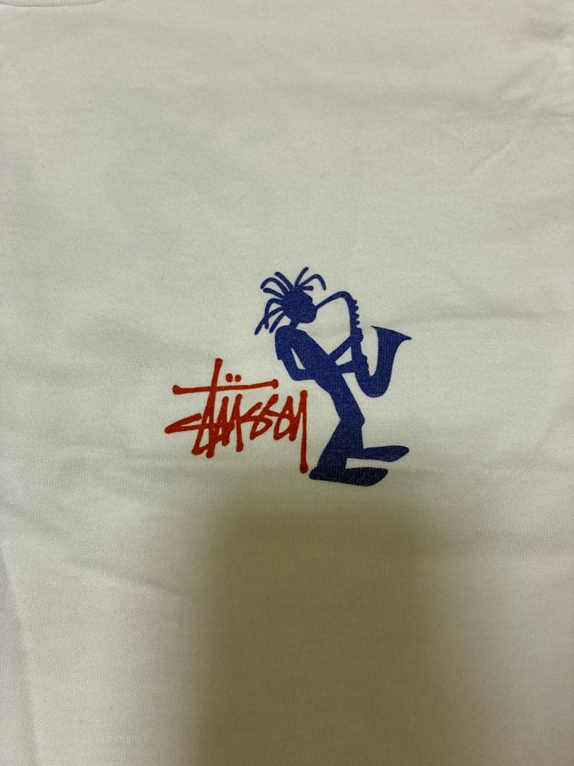 old stussy 90s 紺タグ ジャズマン Tシャツ