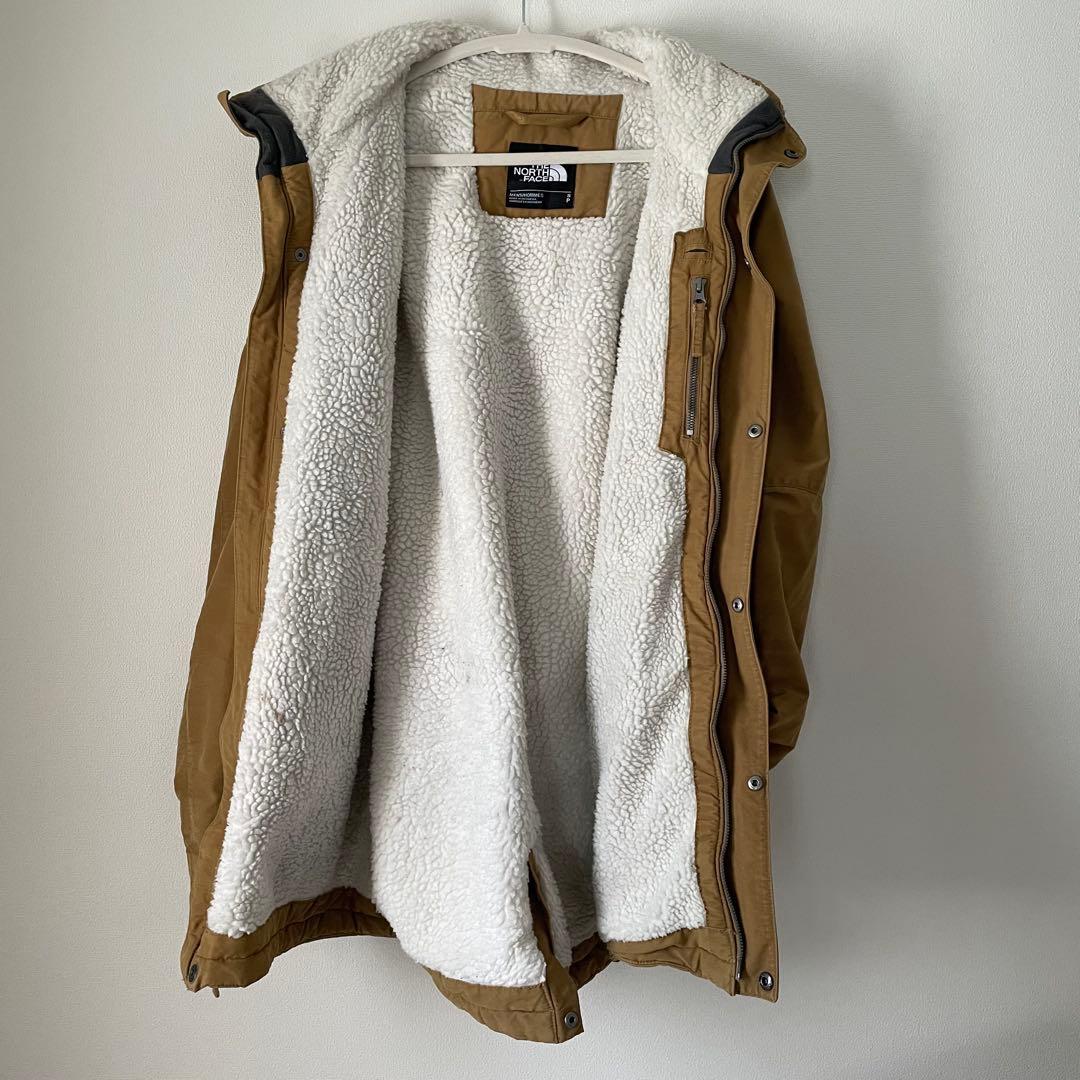 THE NORTH FACE A044▶︎ モッズコート▶︎メンズSキャメルあったか