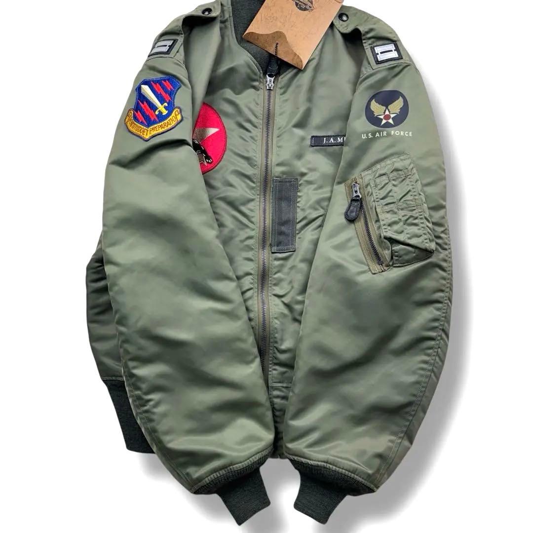 タグ付き バズリクソンズ L-2A フライト ジャケット ワッペン パッチ L