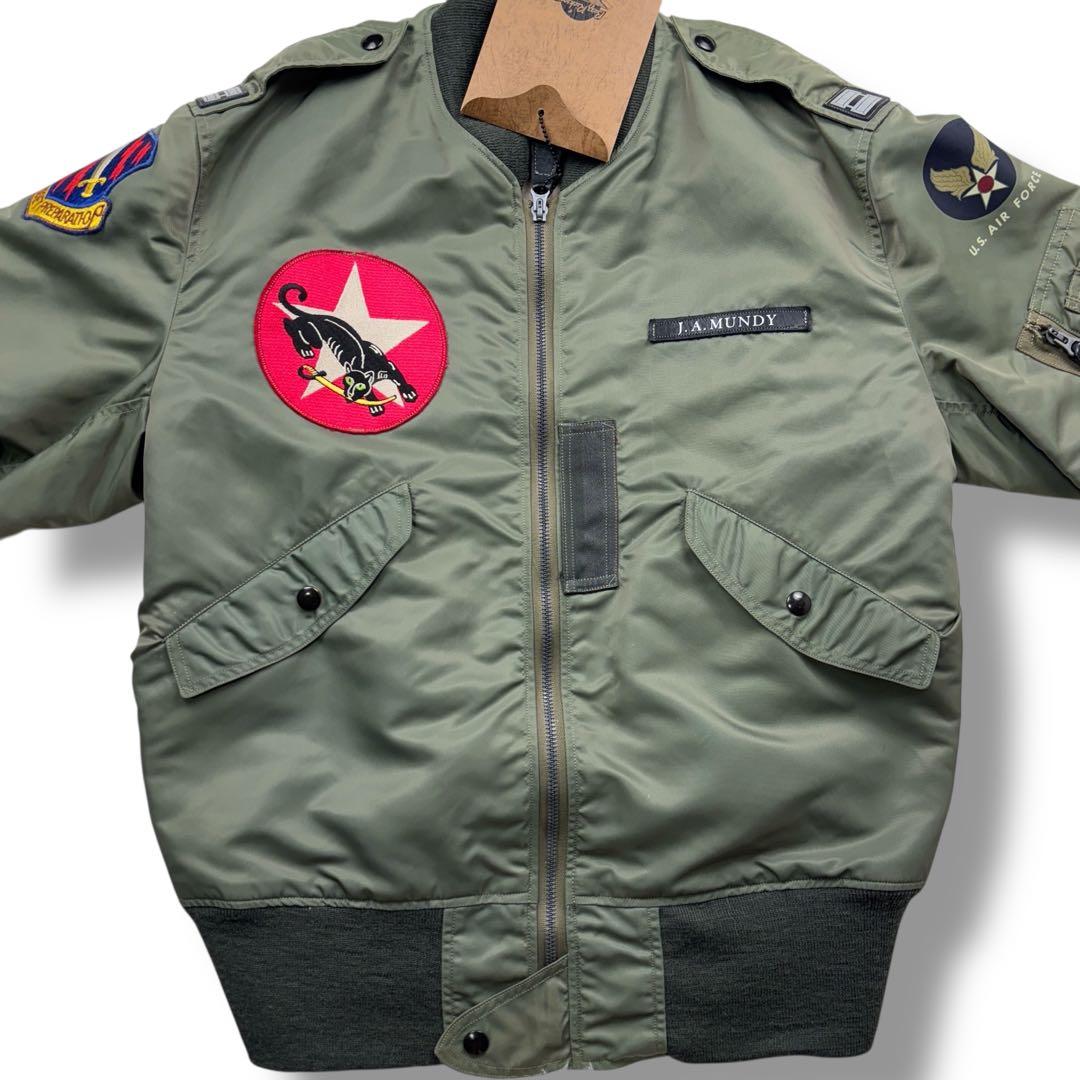 タグ付き バズリクソンズ L-2A フライト ジャケット ワッペン パッチ L