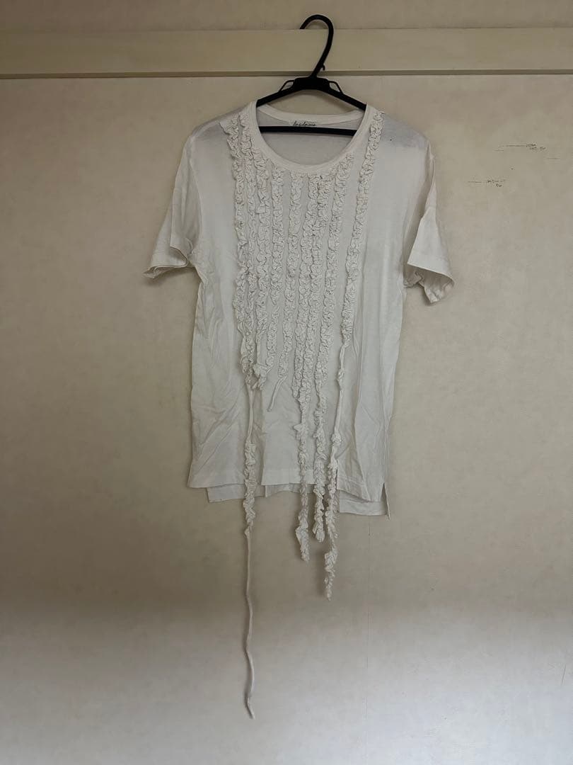 yohji yamamoto pour homme 16ss フリル tシャツ