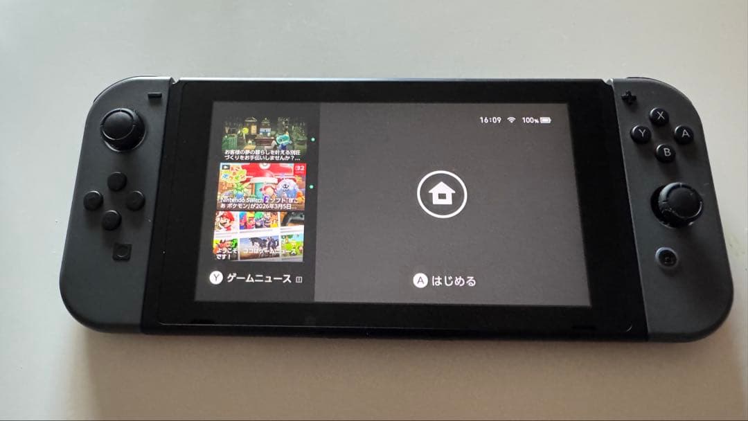 Nintendo Switch 本体 グレー microSDカード付き