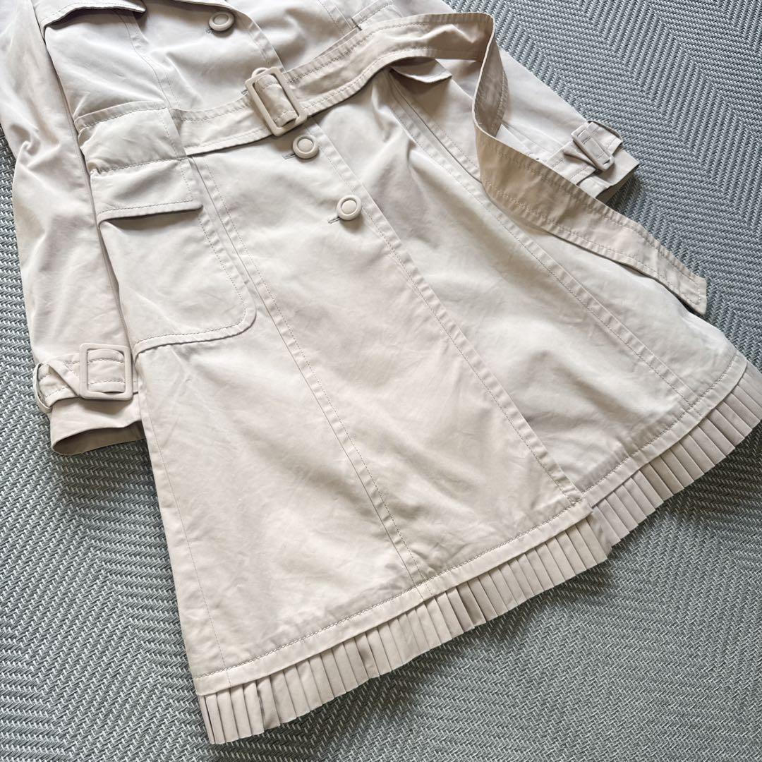 美品 MAX&Co. MaxMara トレンチコート ベルト ライトベージュ M