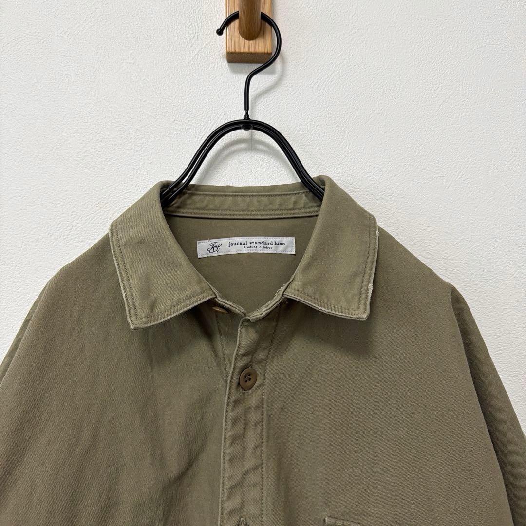 25AW journal standard luxe バックサテンCPOシャツ