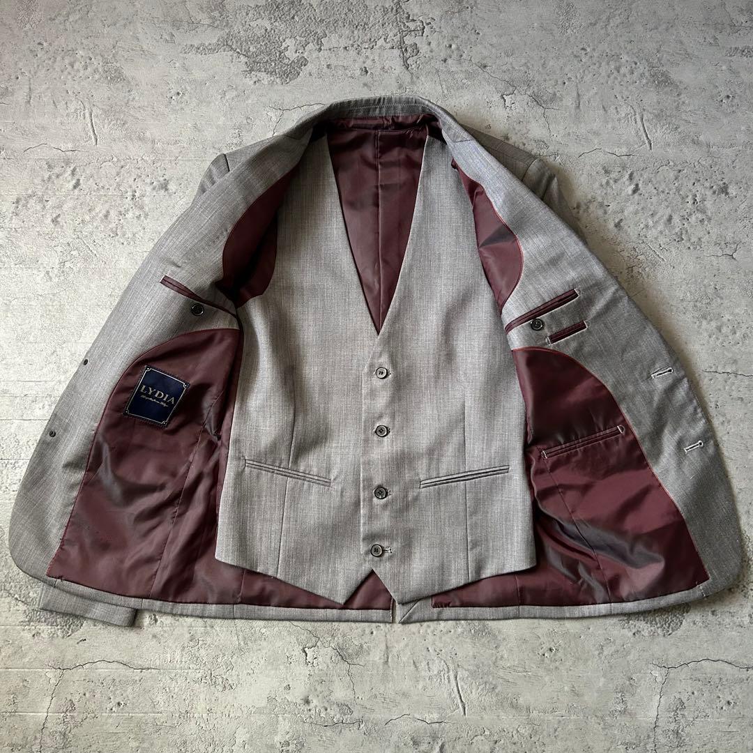 未使用級 LYDA リダ グレー スリーピース 極美品 モッズスーツ