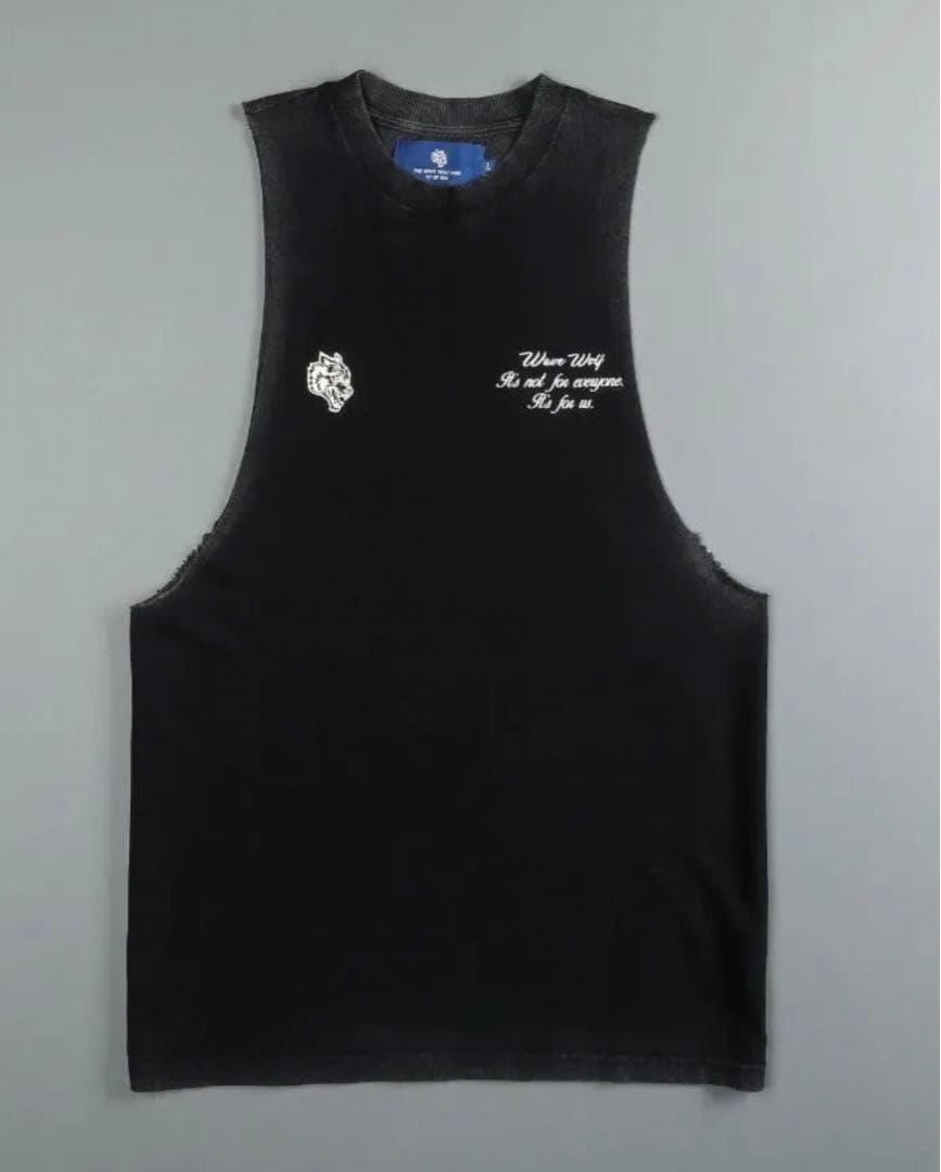 55●●大人気　ダルクスポーツdarc sport 波　タンクトップ　M黒