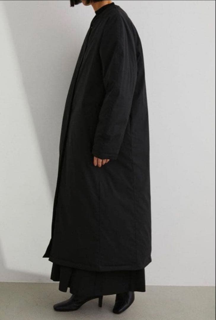 STYLEMIXER ビッグショール付き中綿ロングコート