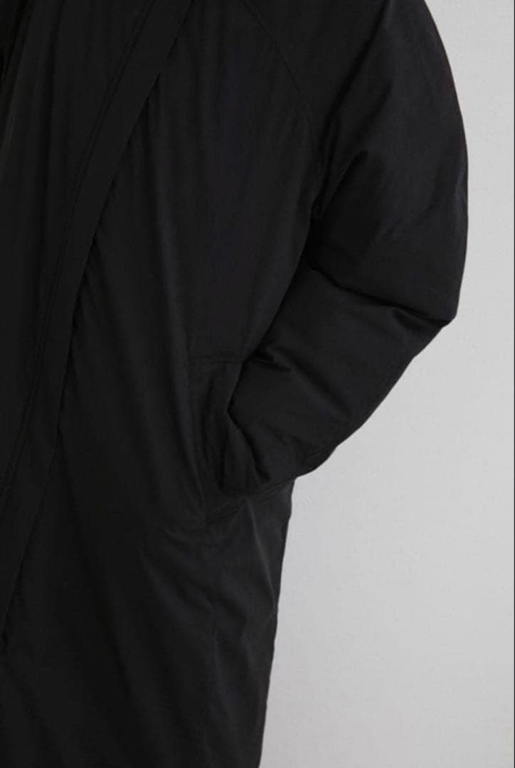 STYLEMIXER ビッグショール付き中綿ロングコート