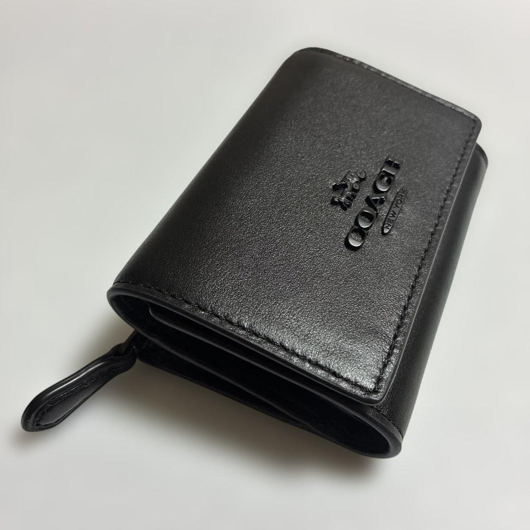 コーチ COACH マイクロウォレット 三つ折り財布 ブラック
