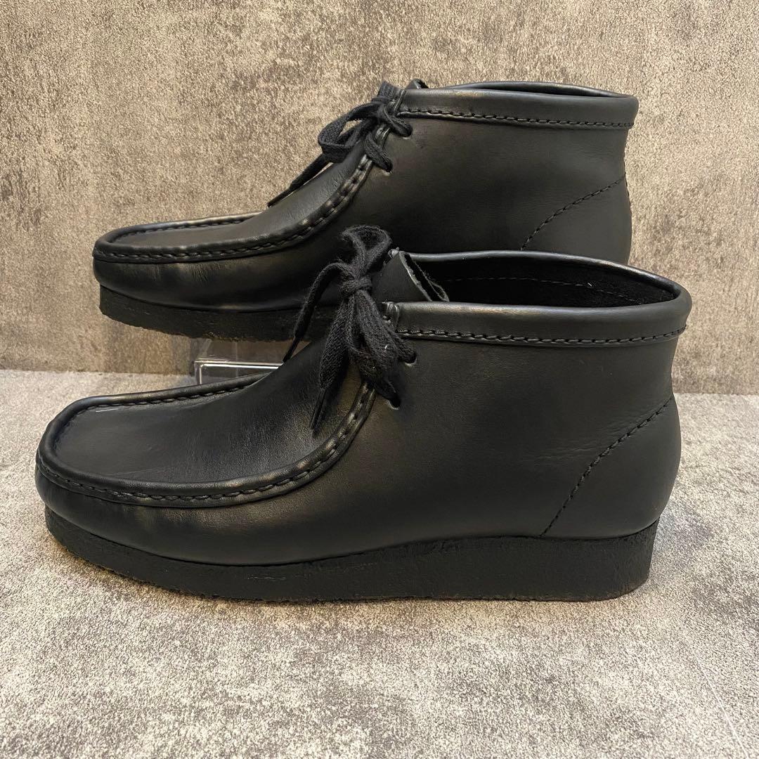 ✨美品✨クラークス Clarks ワラビーブーツ【25】オールレザー ブラック
