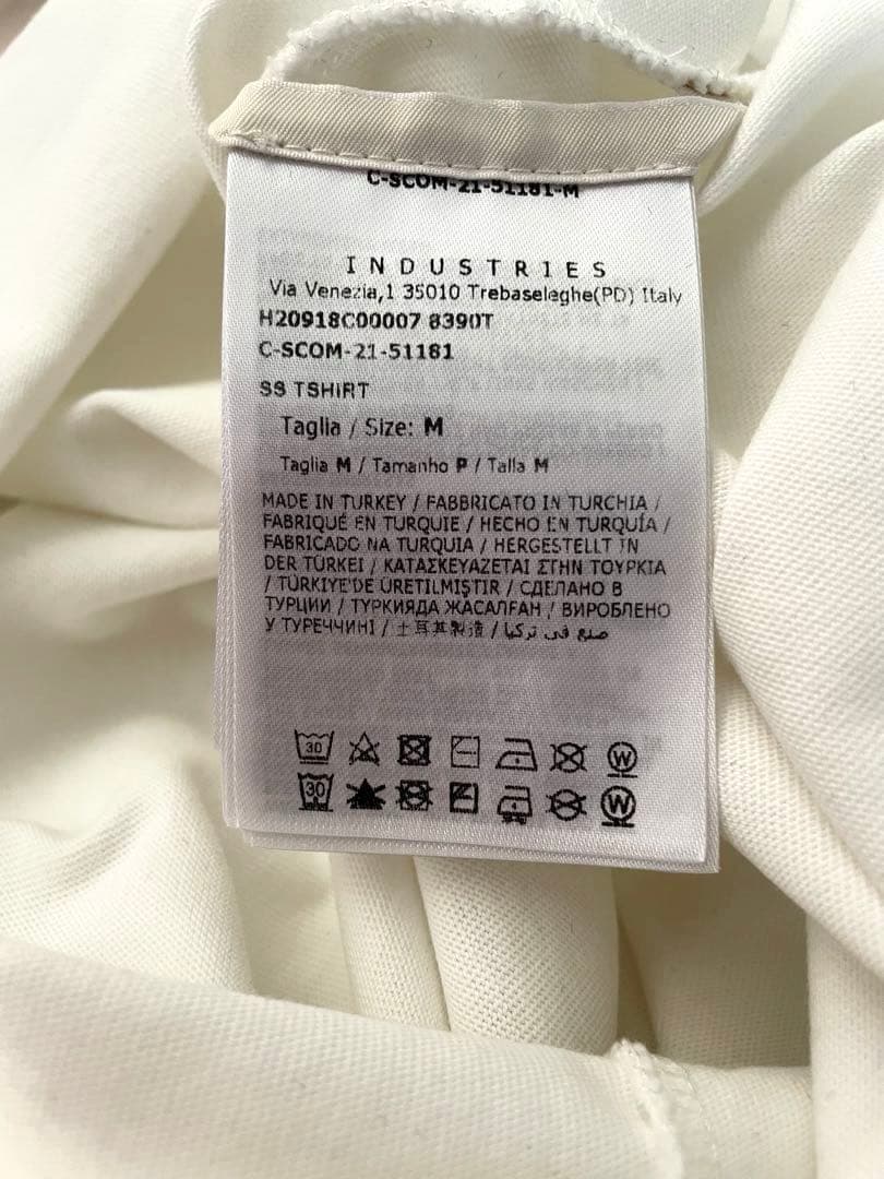 Ⓜ︎モンクレール　フェルトロゴTシャツ Ｍ