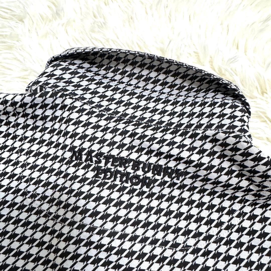 【新品同様】マスターバニーエディション　千鳥格子　半袖　ポロシャツ　XL