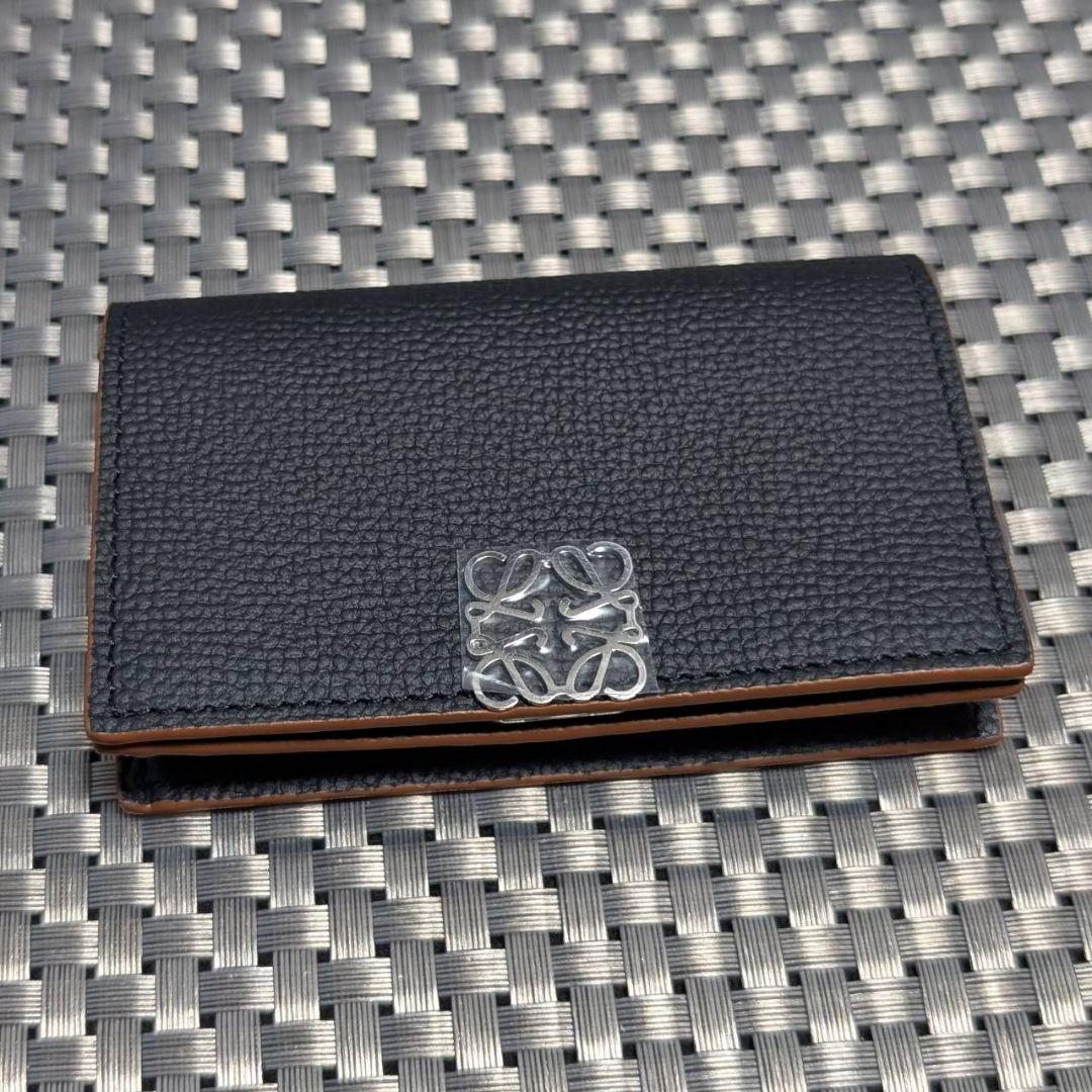 LOEWE　ロエベ　名刺入れ　アナグラムビジネスカードホルダー　ブラック