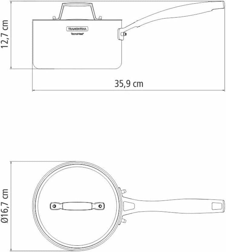 ☆未使用☆トラモンティーナ グラーノ ソースパン 片手鍋 16cm ステンレス製