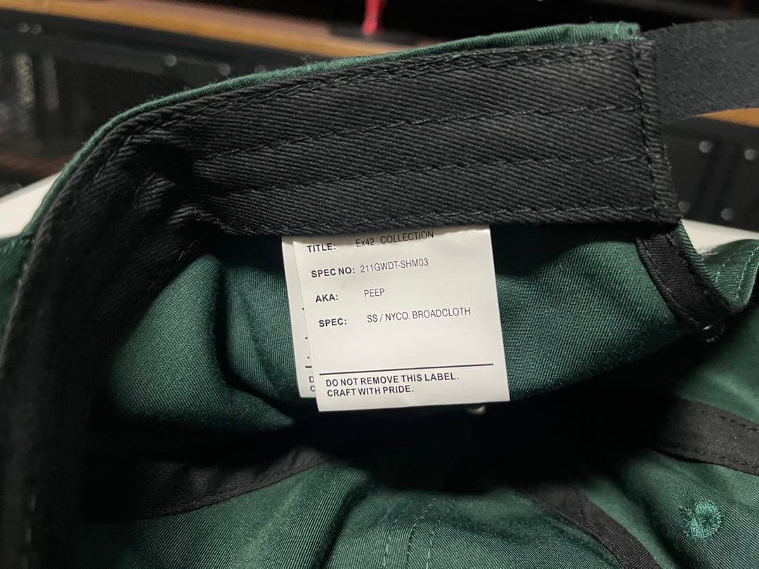 WTAPS T-6M 01 CAP WTVUA キャップ グリーンsupreme