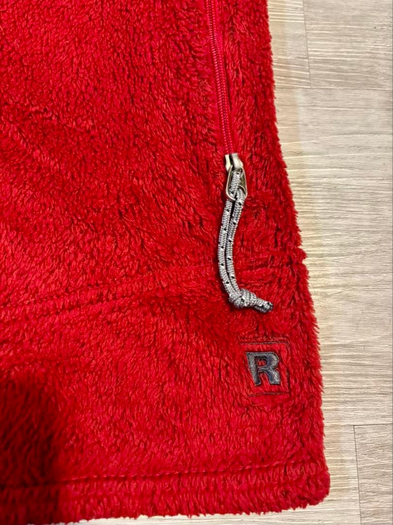 408 【USA製】Patagonia Rシリーズ フリースベスト レッド XL