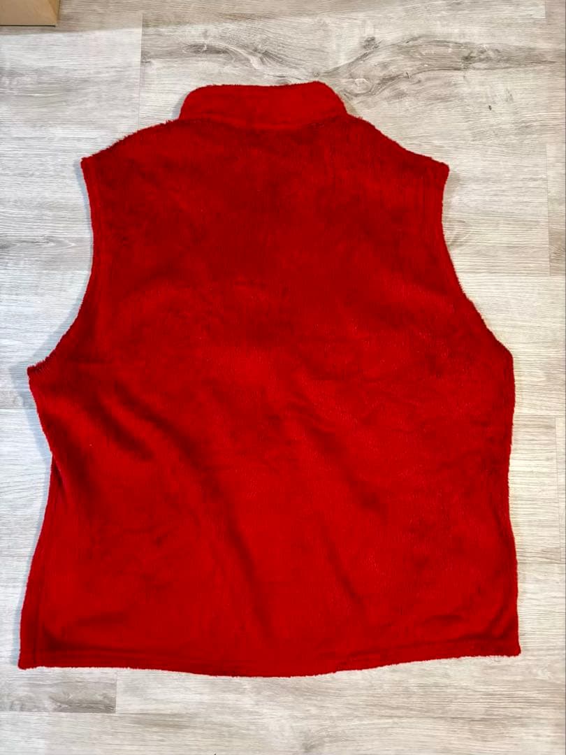 408 【USA製】Patagonia Rシリーズ フリースベスト レッド XL