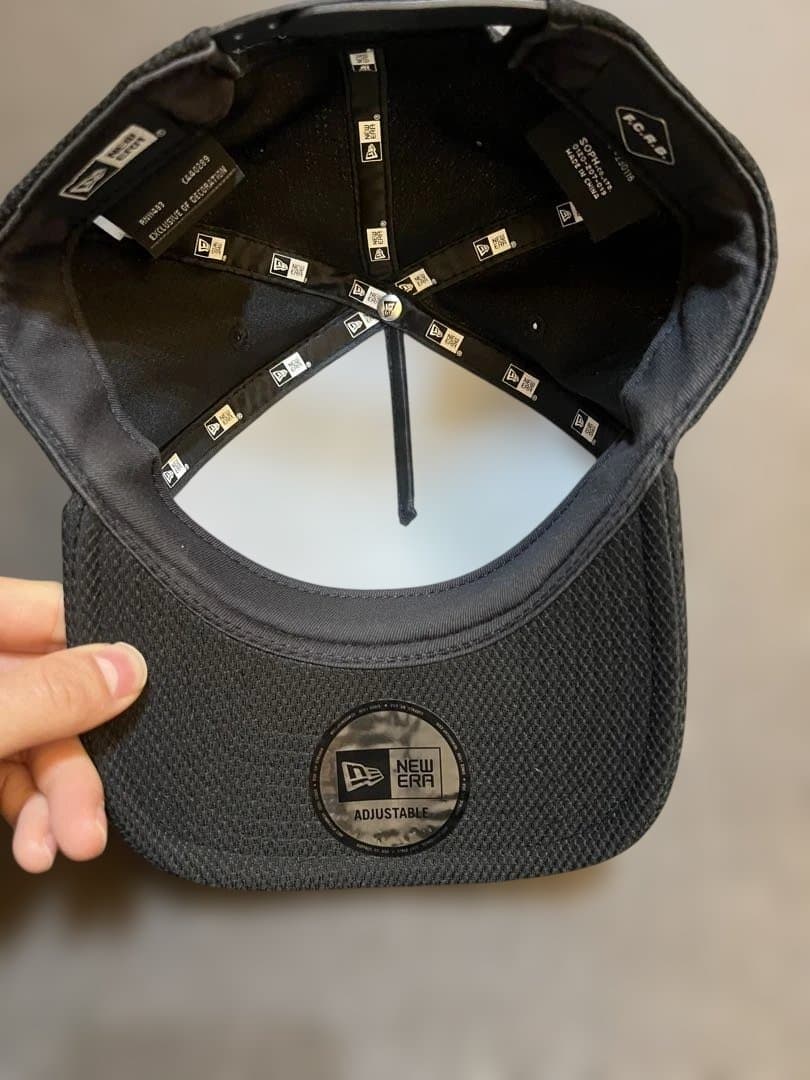 23ss FCRB × NEW ERA A-FRAME CAP BLACK