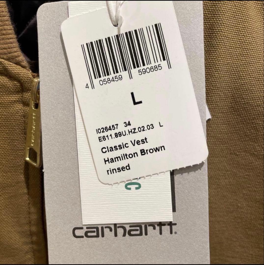 タグ付試着のみ❗️Carhartt WIP CLASSIC VEST rinsed
