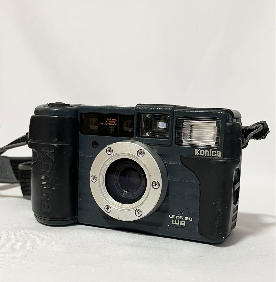 【完動品】Konica 現場監督 LENS 28 WB フィルムカメラ