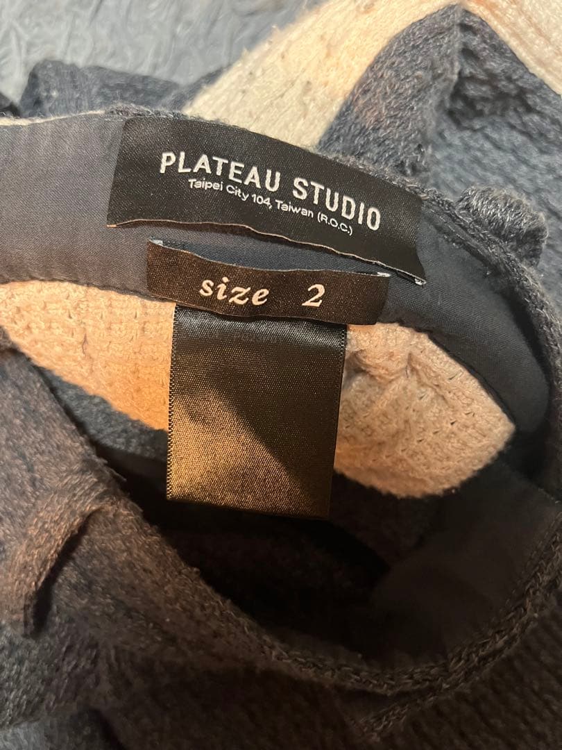 プラテールスタジオPLATEAU STUDIO ニット トラックパンツ