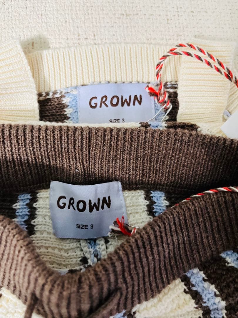GROWN ◆Buoy Stripe Top&Pant 3y