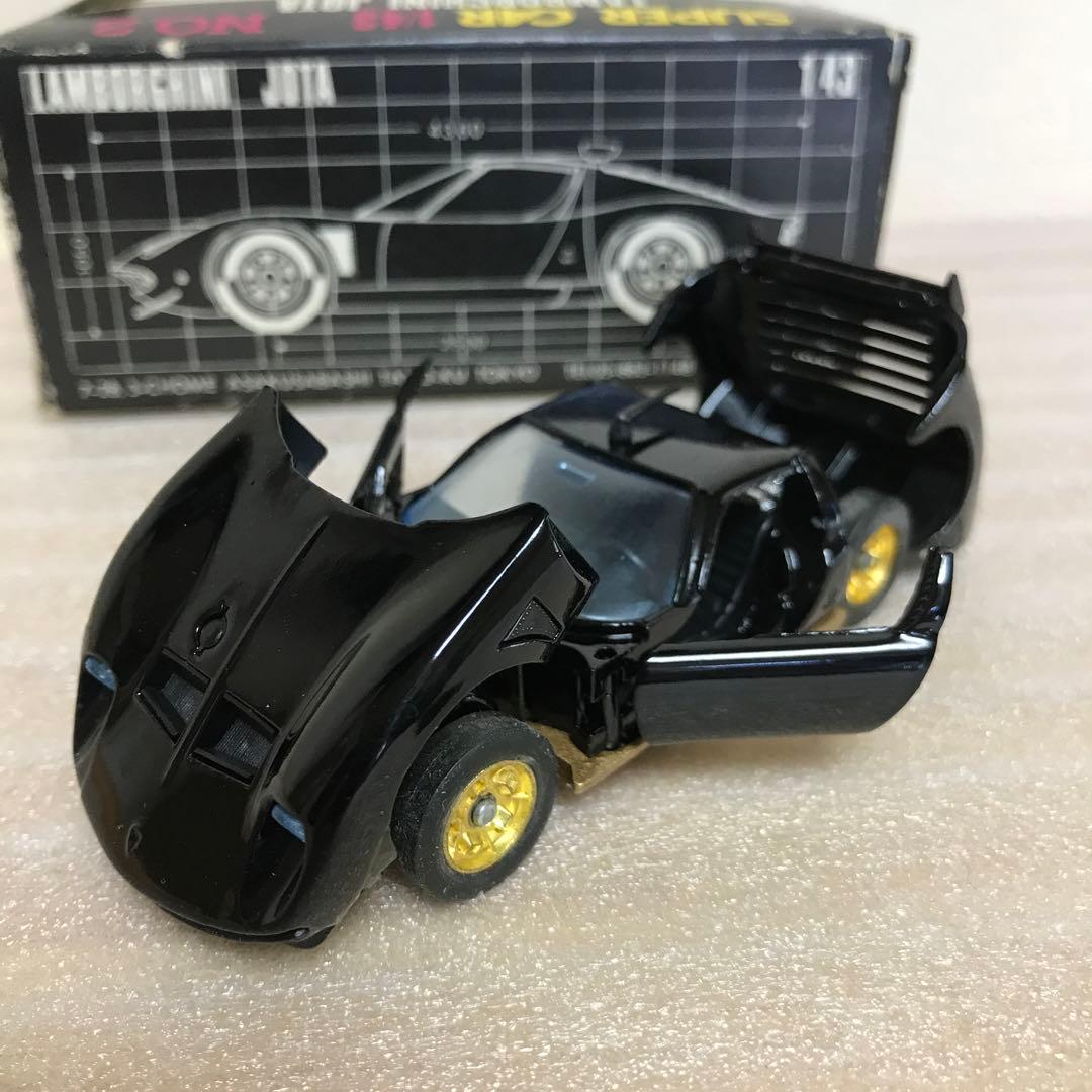 1/43 ランボルギーニ　イオタ(BLACK)日本製当時物