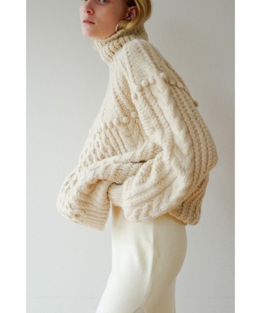 週末値下げ⭐︎CLANE ARCH CABLE HAND KNIT ケーブルニット
