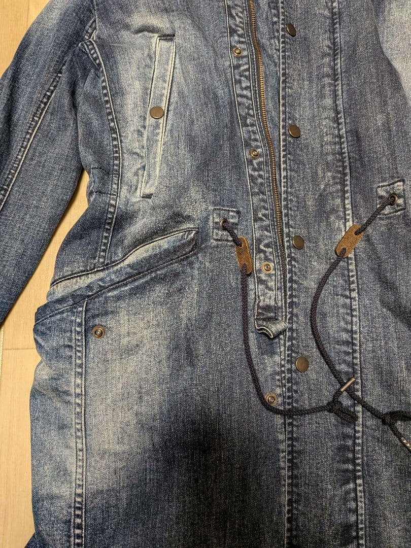 【美品】ボーギッシュ デニム モッズコート