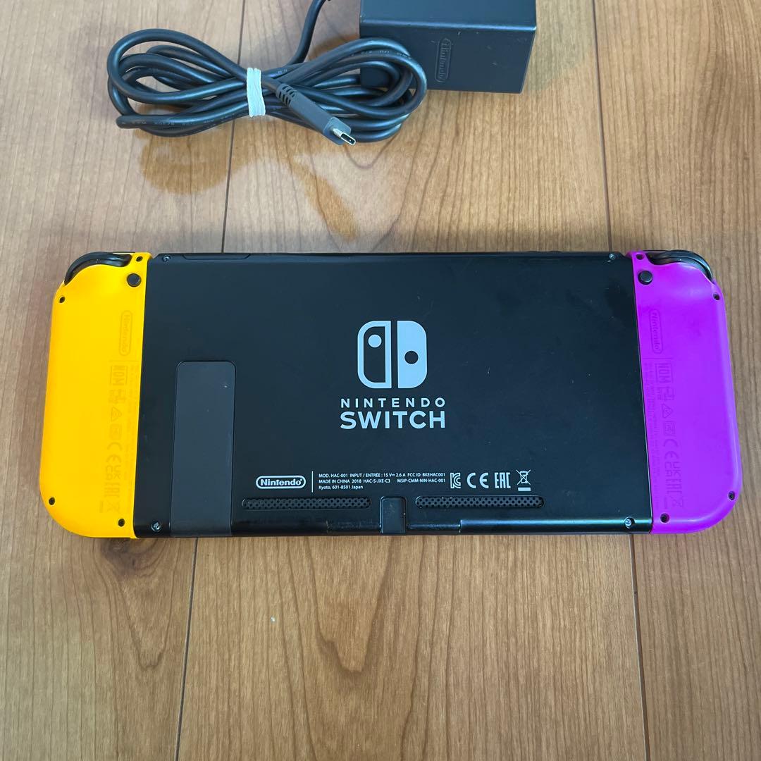 任天堂 スイッチ本体 ジョイコン パープル&オレンジ 中古品