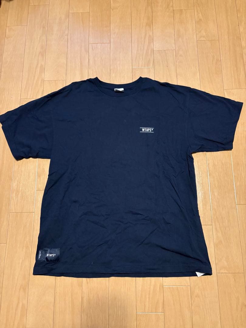 トップス WTAPS CONTAINING 02 SS COTTON NAVY L