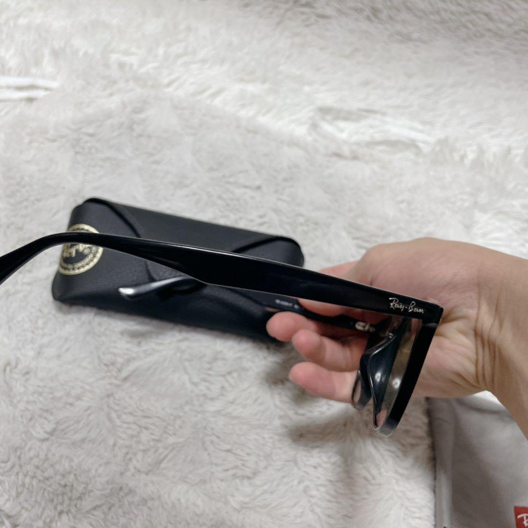 Ray-Ban 黒 緑 サングラス メンズ ケース付き