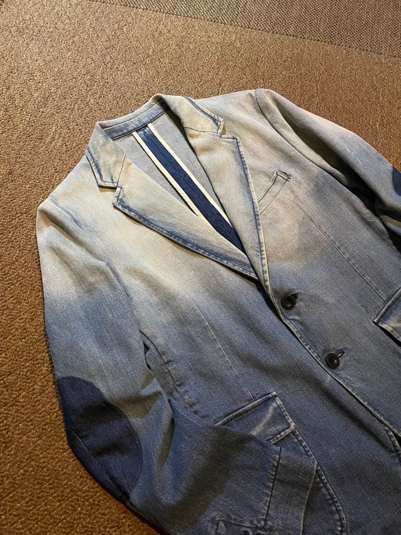 BAND OF OUTSIDERS グラデーション　デニム　テーラードジャケット