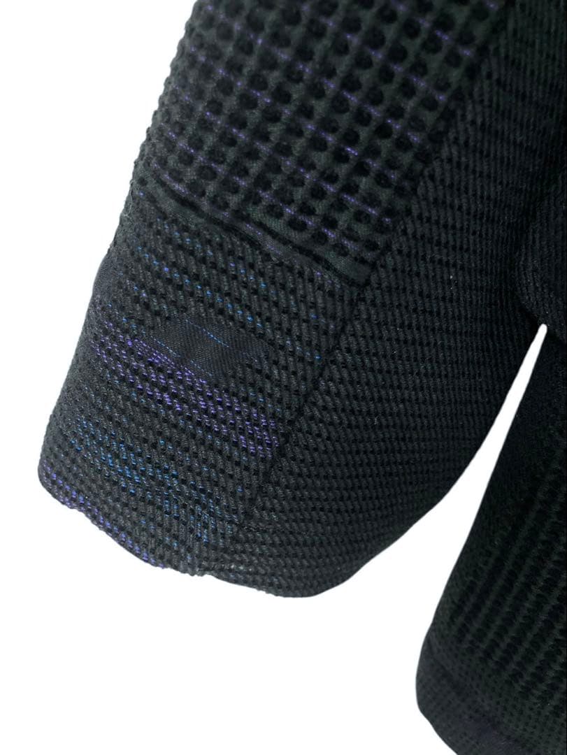 ISSEY MIYAKE イッセイミヤケ ネイビー テーラードジャケット(Ｏ)