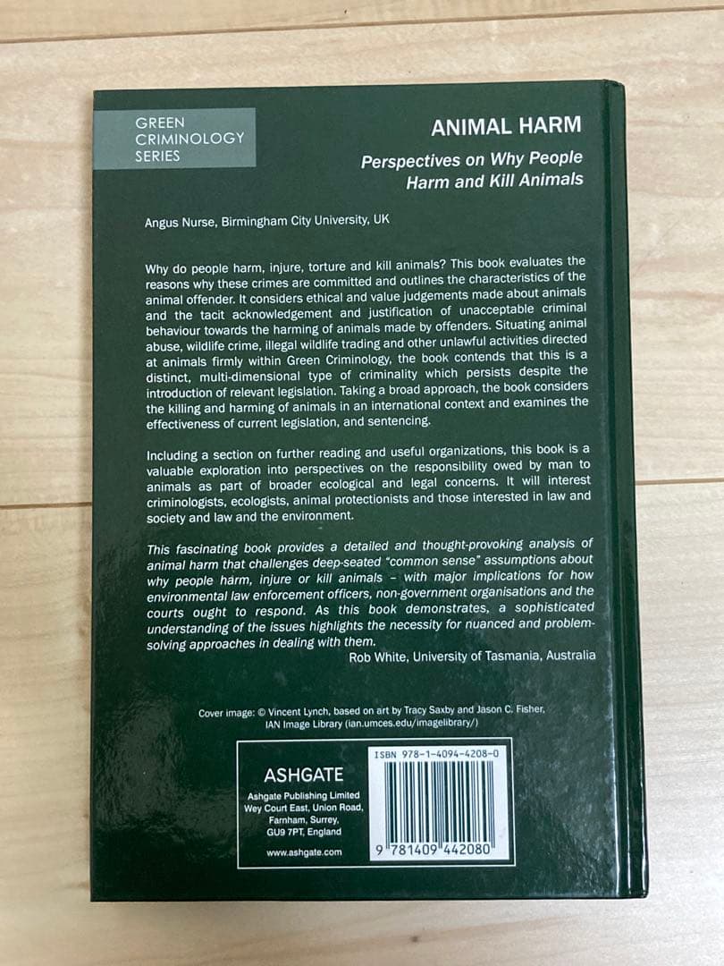 洋書 Animal Harm: Perspectives on Why People